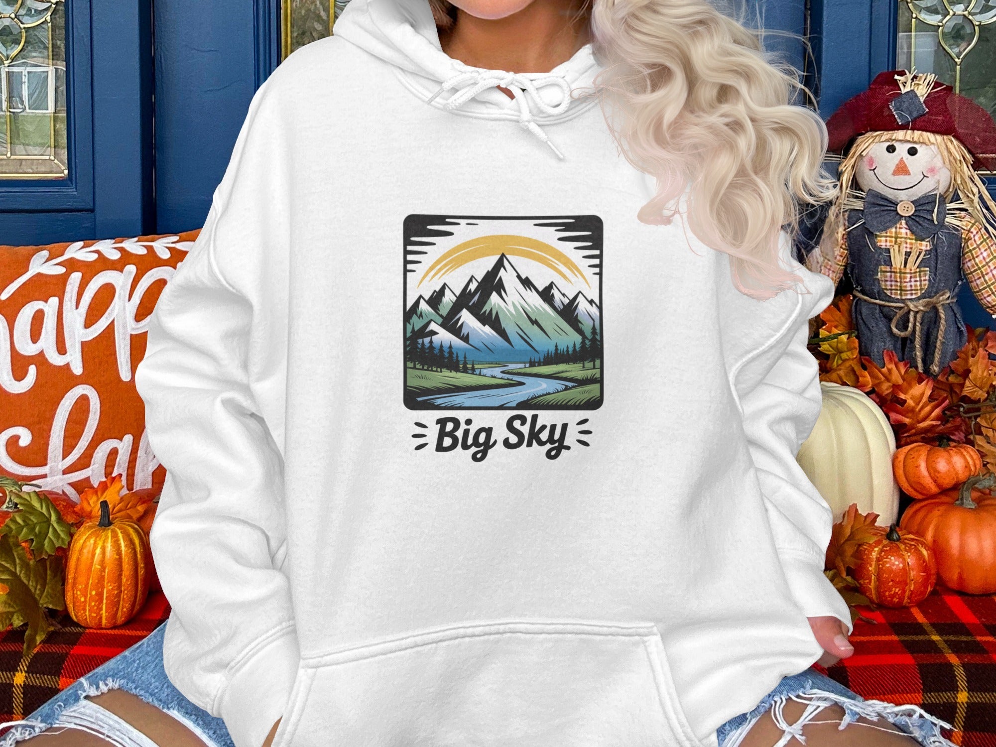 Big Sky Graphic Hoodie for Outdoor Enthusiasts
