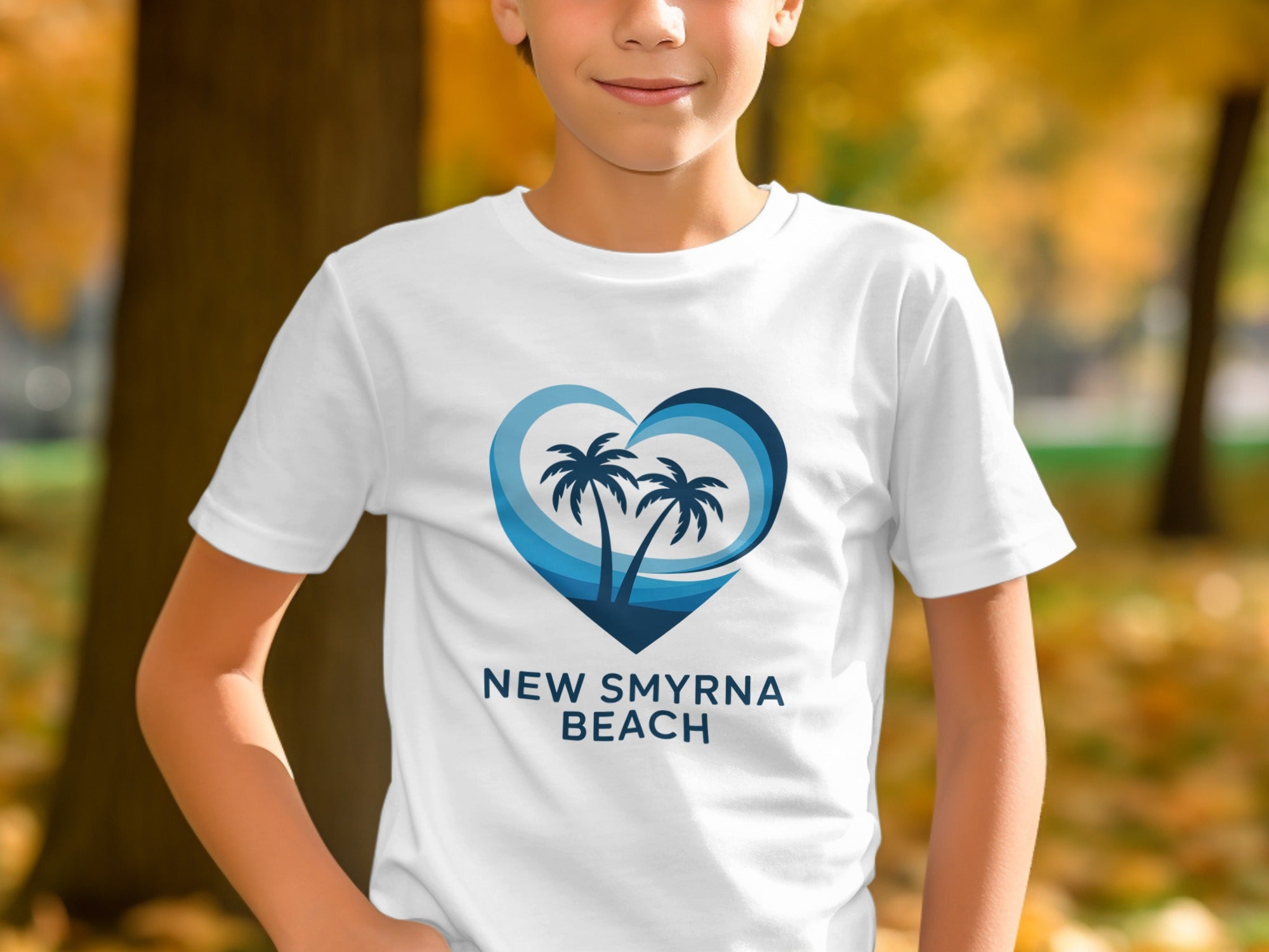 New Smyrna Beach Heart Design T-shirt product type
