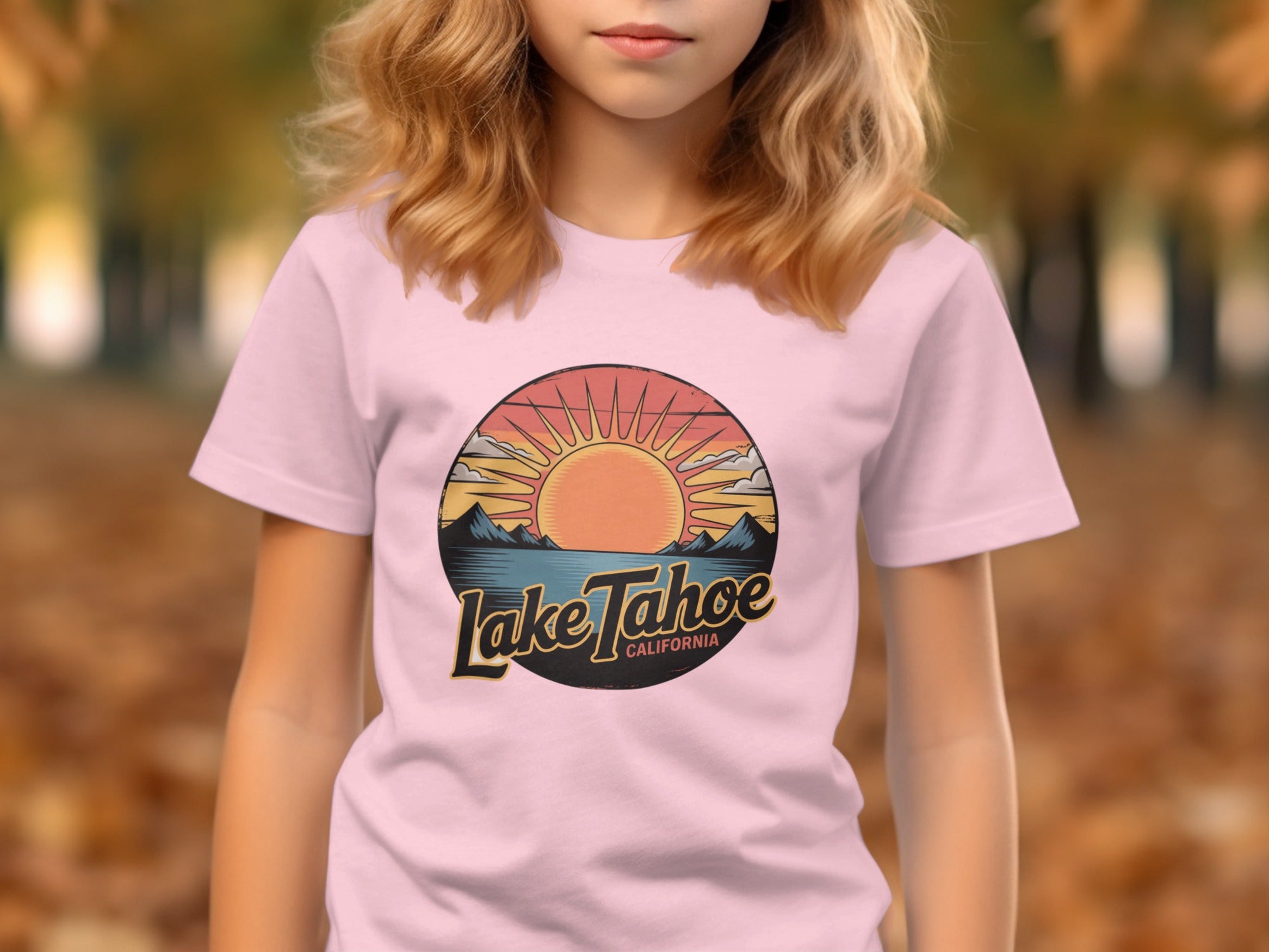 Lake Tahoe California Sunset Design Shirt