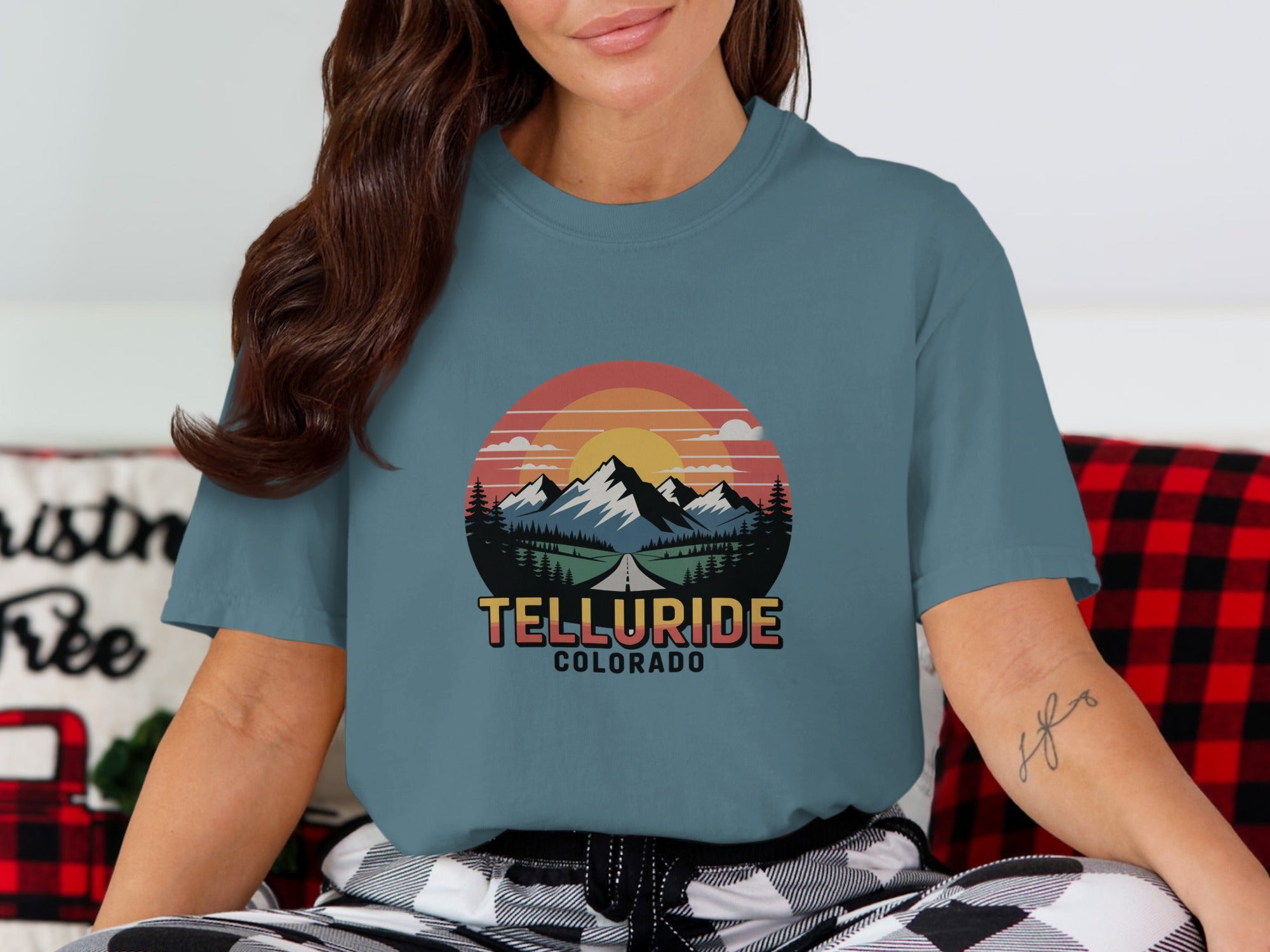 Telluride Colorado Mountains Graphic T Shirt product type