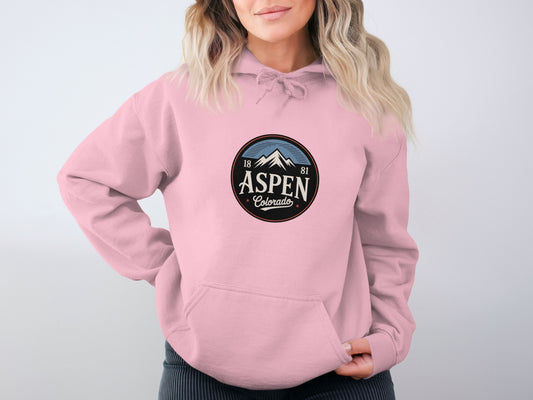 Aspen Colorado Hoodie Vintage Style Sweatshirt product