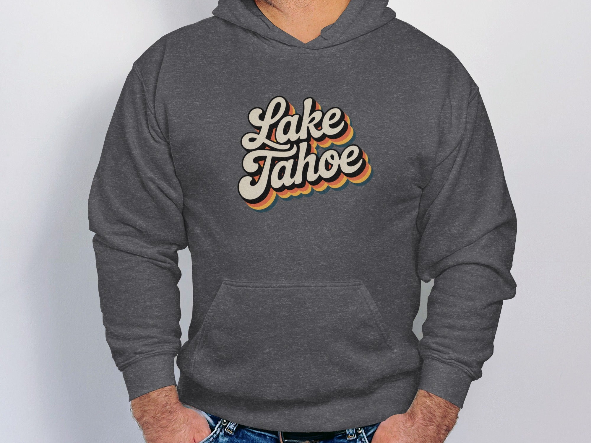 Lake Tahoe Hoodie with Retro Style Design