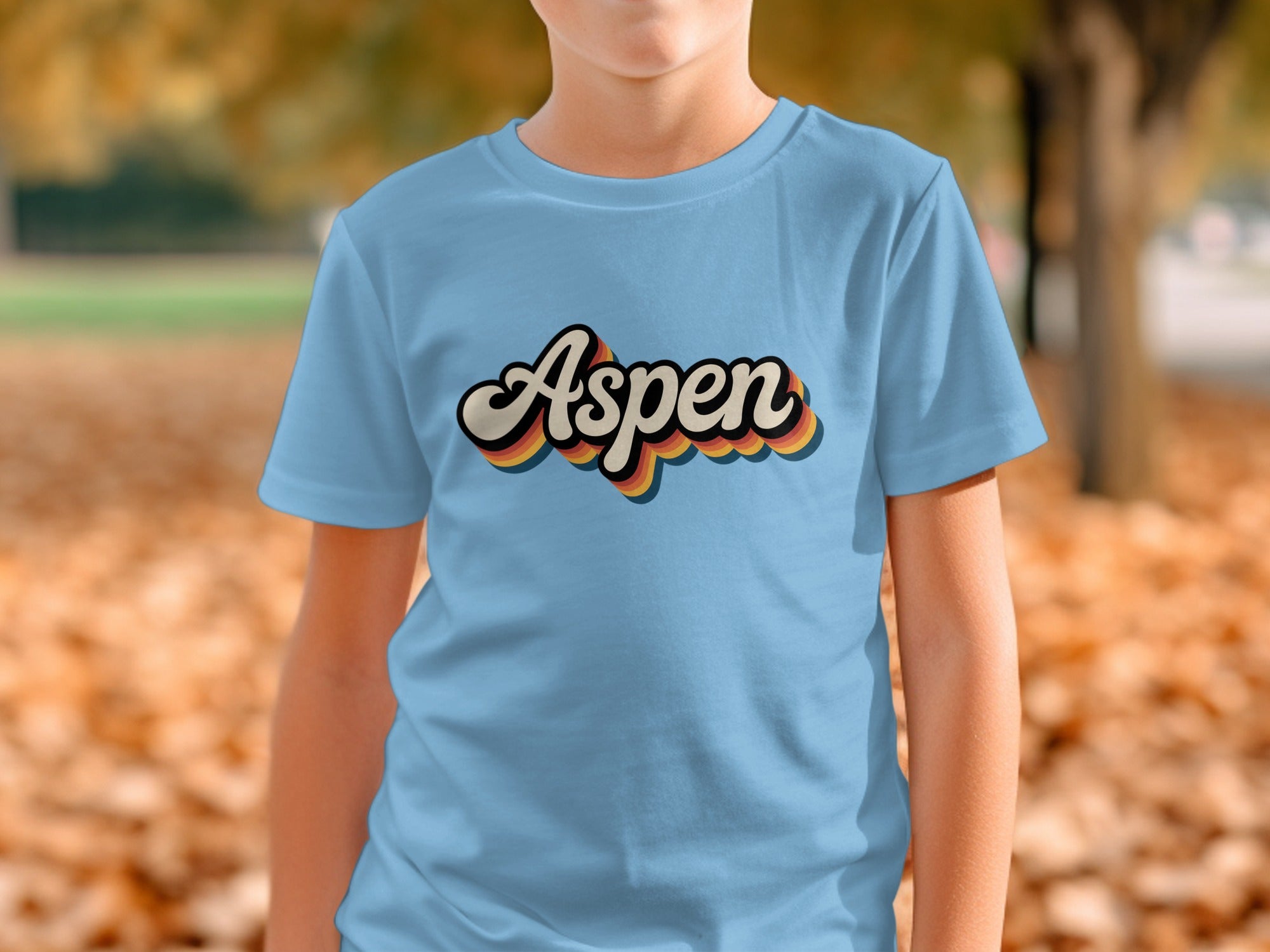 Aspen Graphic Design Trendy T-shirt for Youth