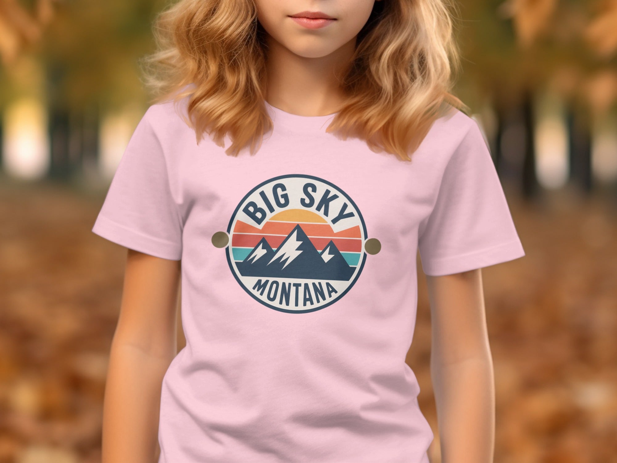 Big Sky Montana Graphic Tee with Mountain Design