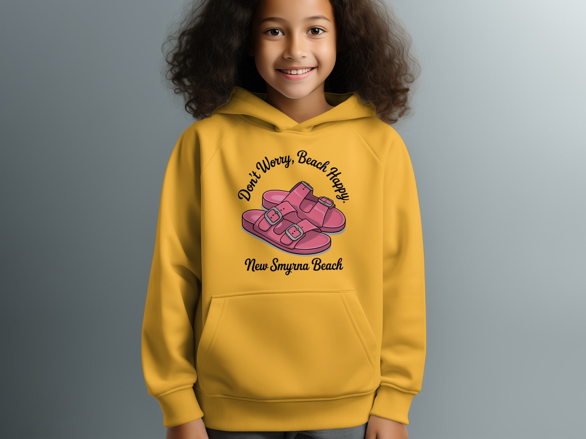 Don't Worry Beach Happy New Smyrna Beach Hoodie product