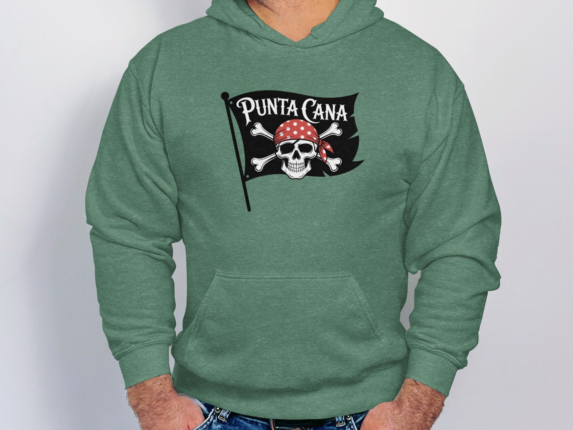 Punta Cana Pirate Skull Crossbones Graphic Hoodie product