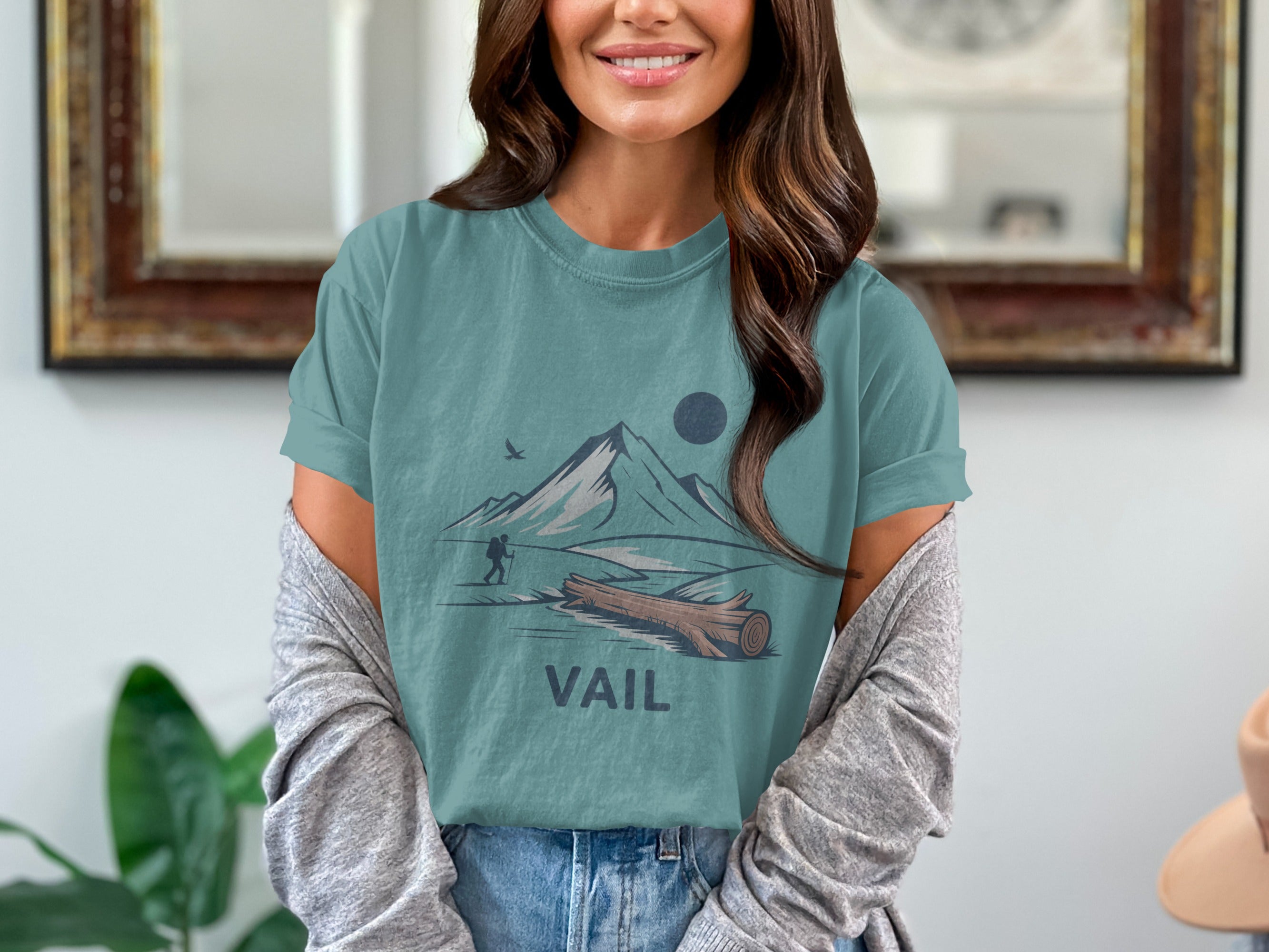 Scenic Mountain VAIL Printed Graphic T-Shirt product type