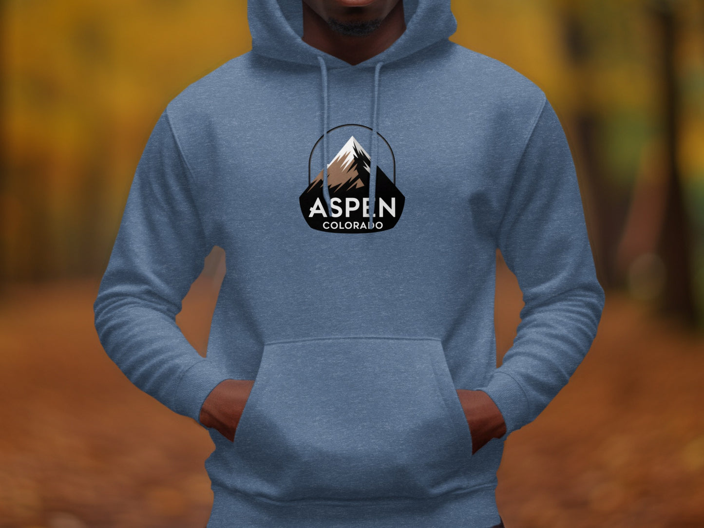 Aspen Colorado Hoodie with Mountain Graphic product type