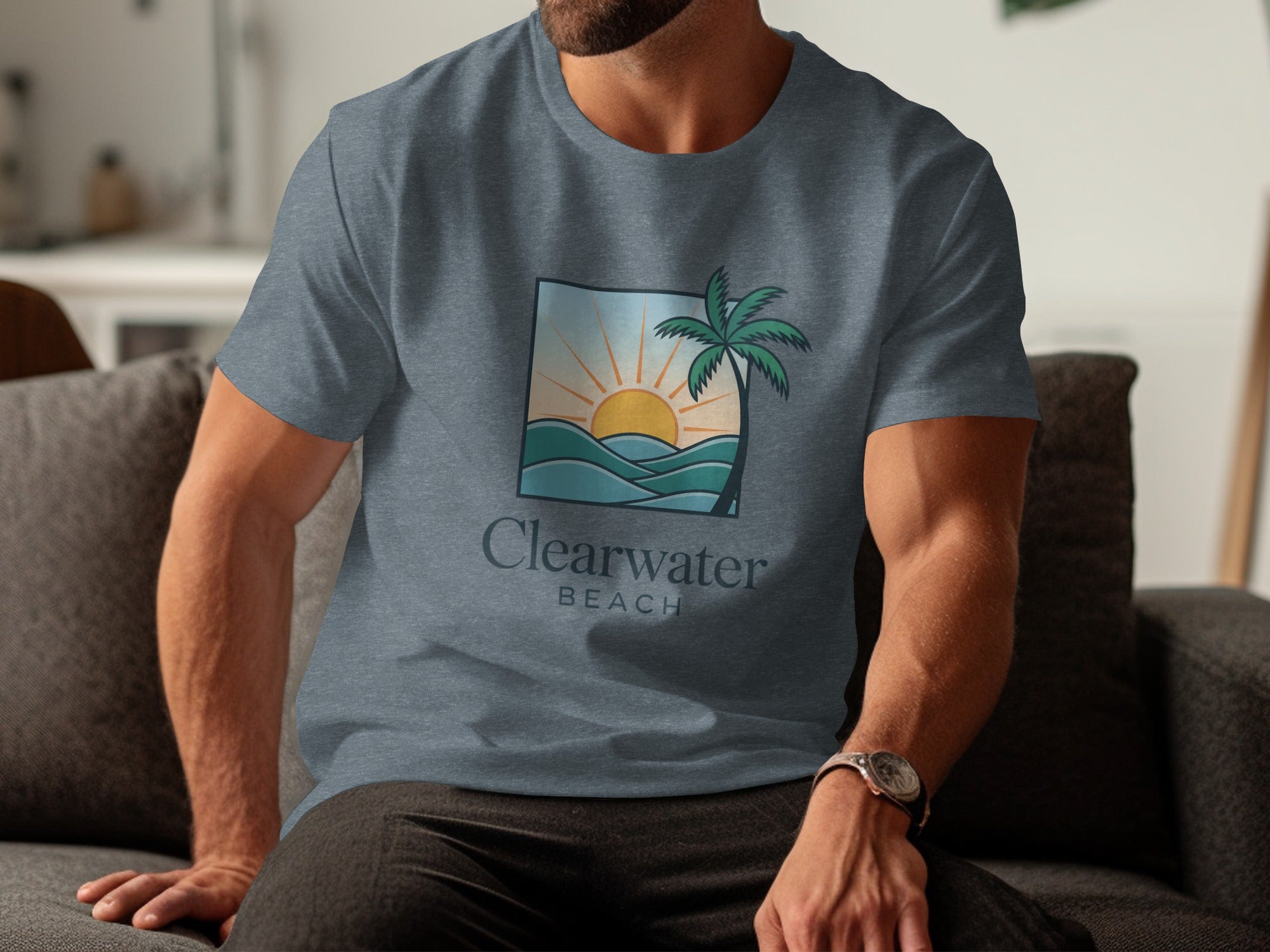 Clearwater Beach Sunrise Graphic T-Shirt product type