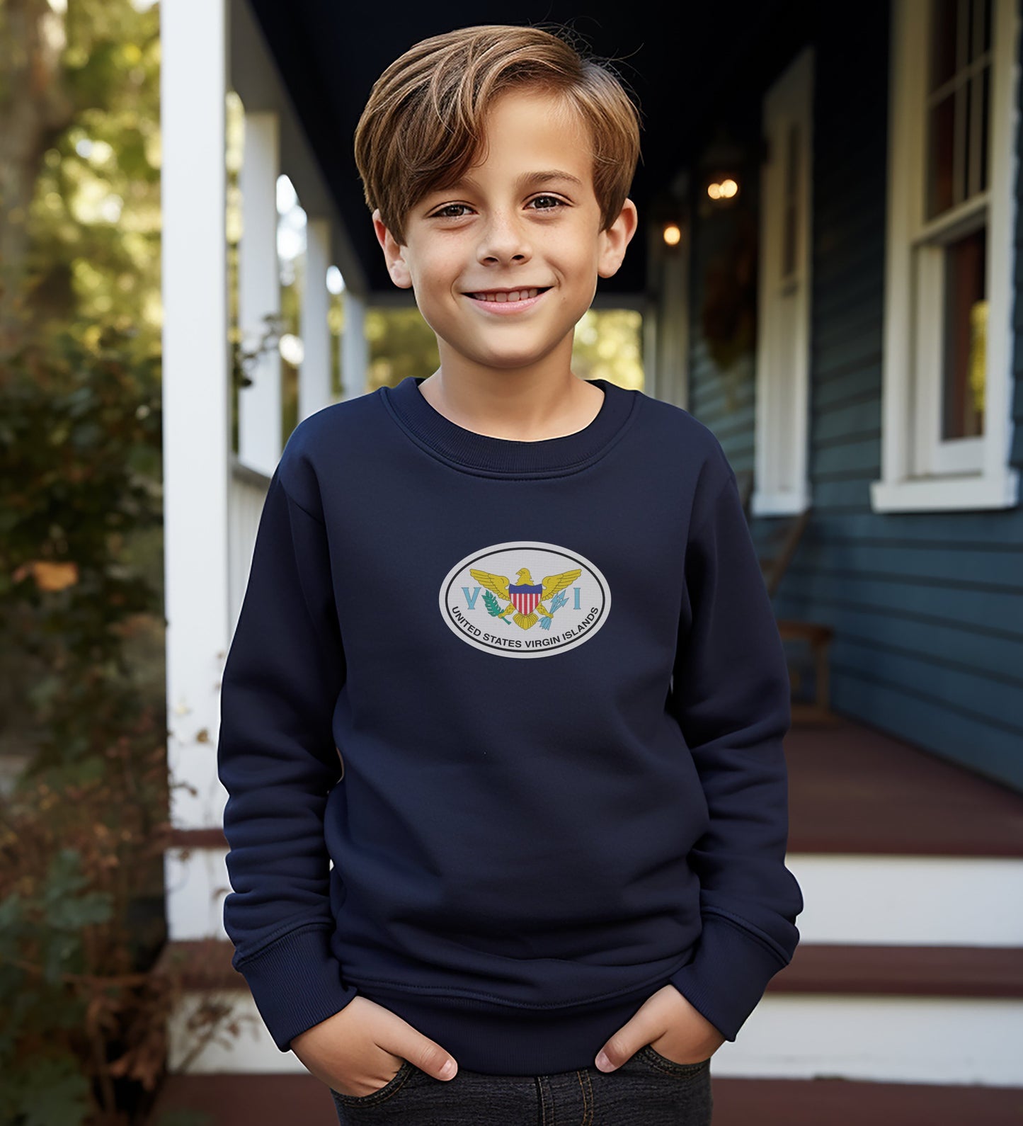 United States Virgin Islands Navy Blue Kids Fashion product