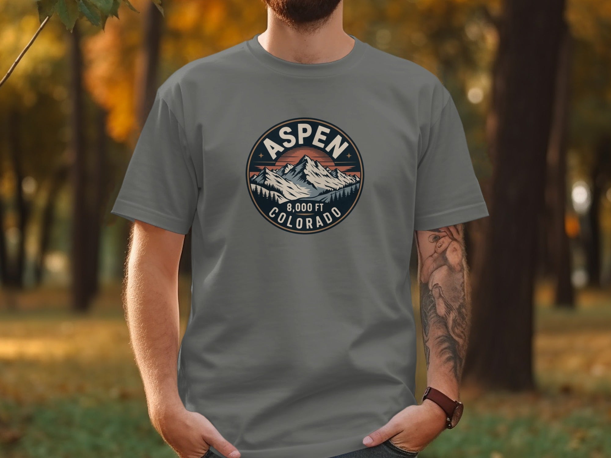 Aspen 8000 Ft Colorado Graphic T-Shirts product