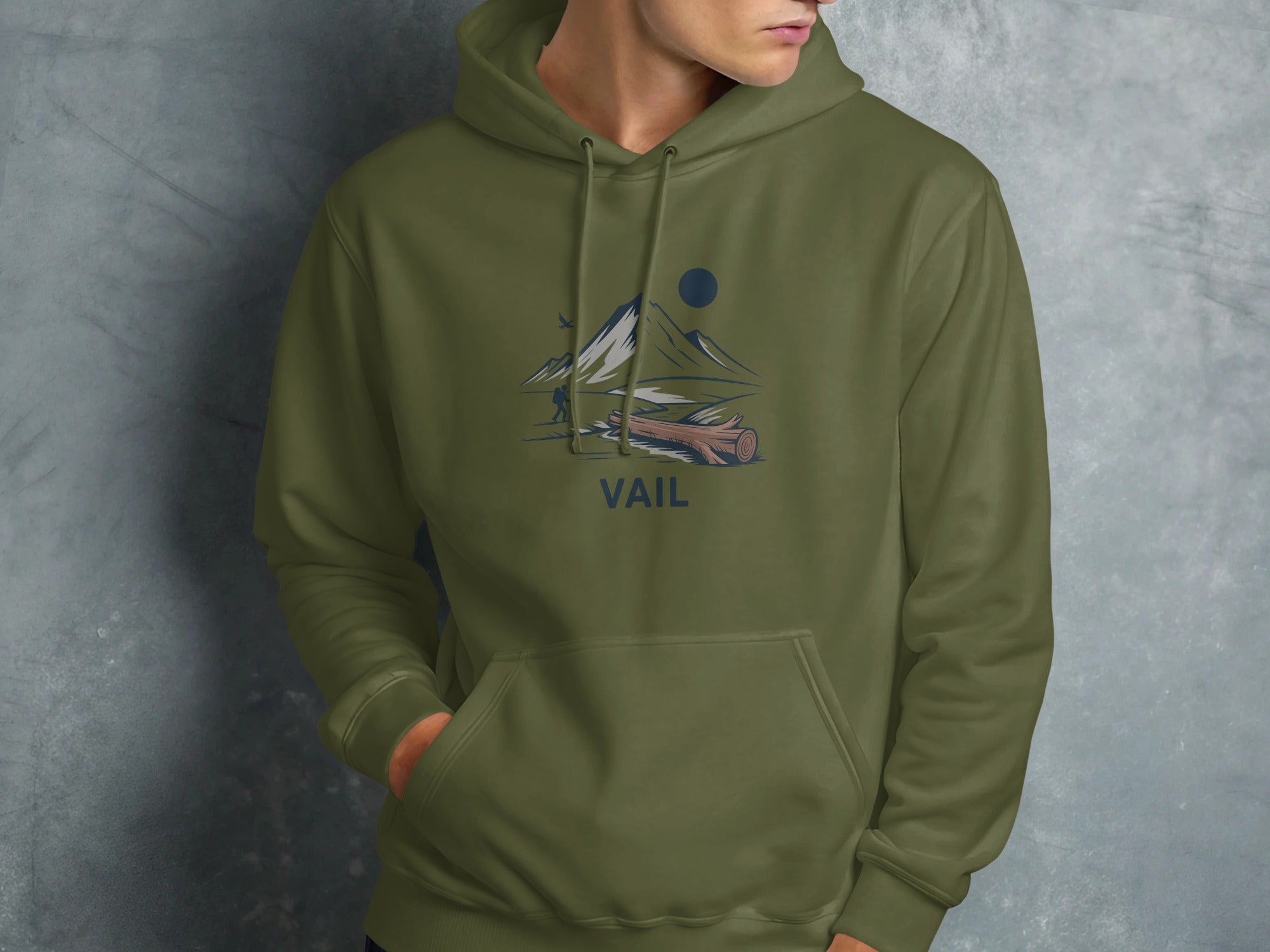 Mountain Scene Vail Graphic Hoodie product