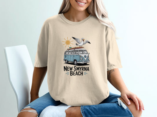 New Smyrna Beach Graphic Tee Casual Fashion product