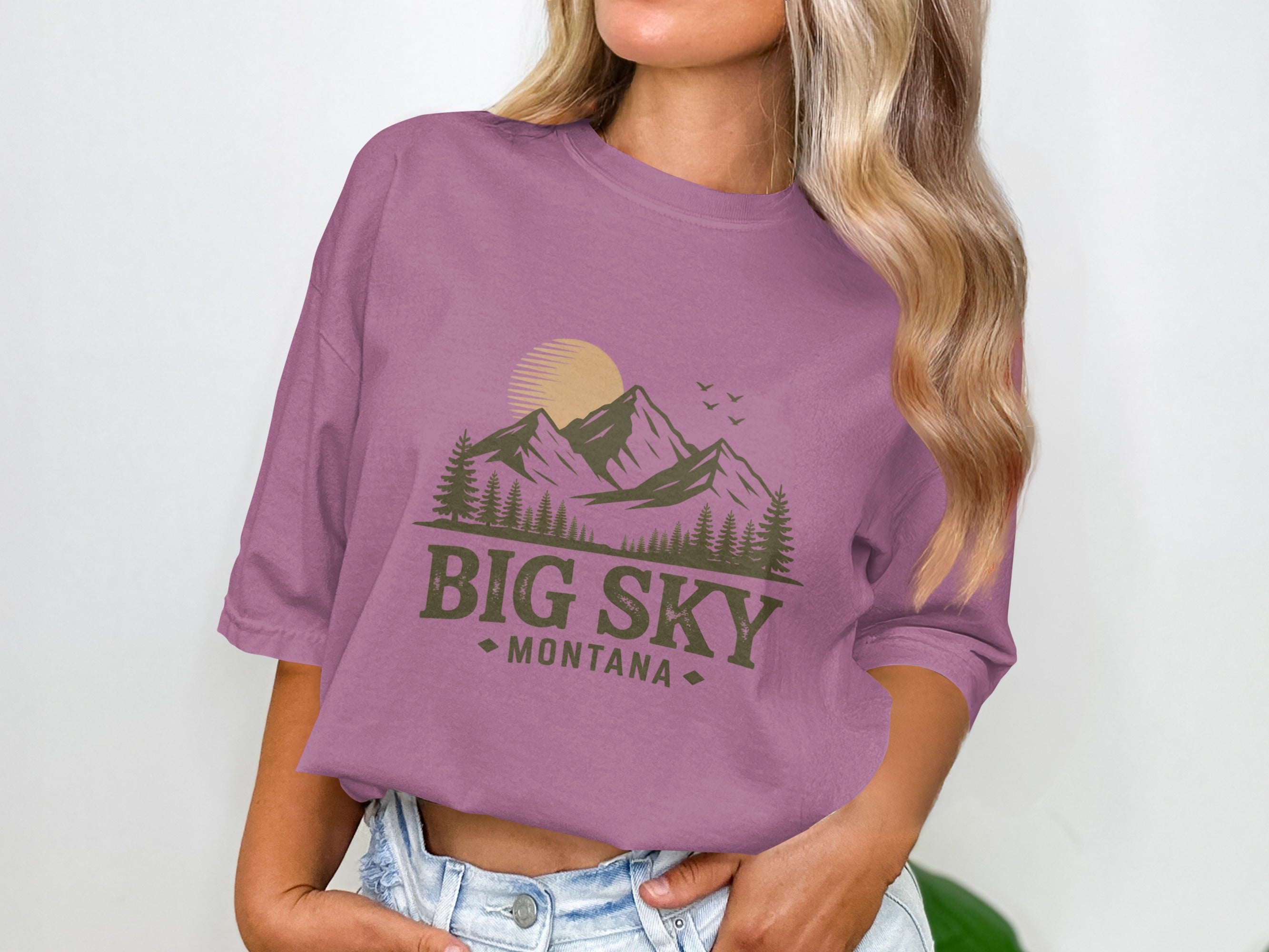 Big Sky Montana Graphic Tee Shirt Casual product