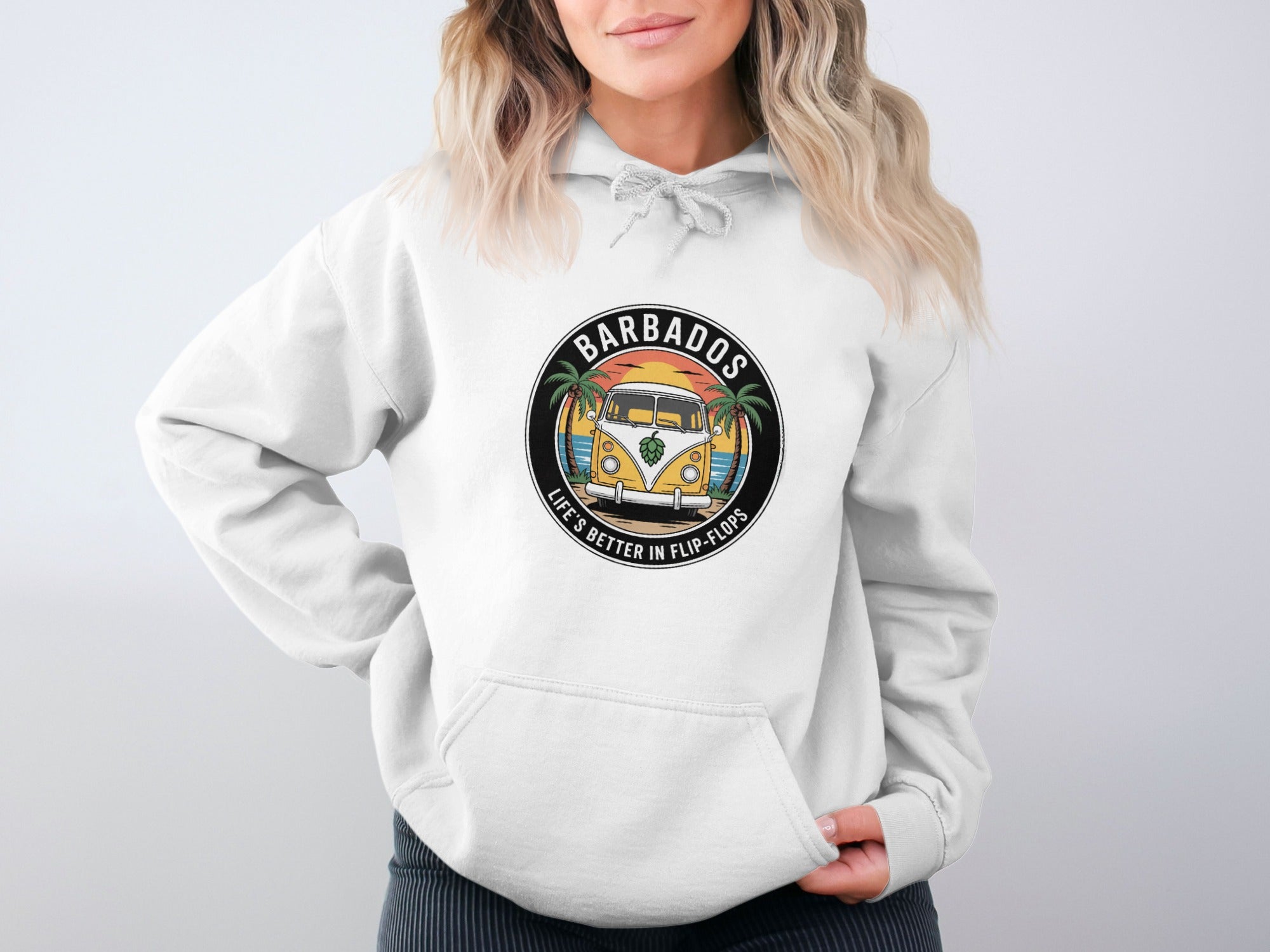 Barbados Life Is Better In Flip Flops Hoodie product