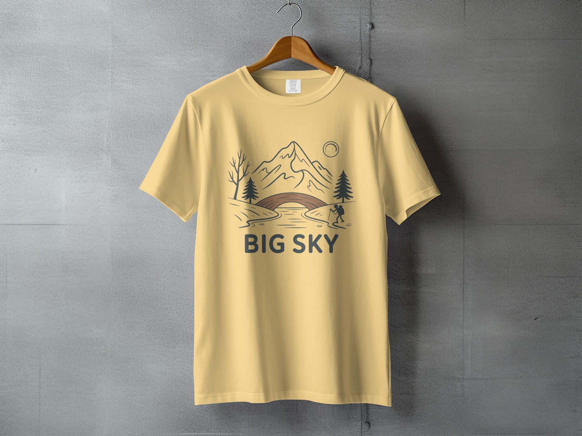 Big Sky Mountain Adventure Graphic T-shirt product