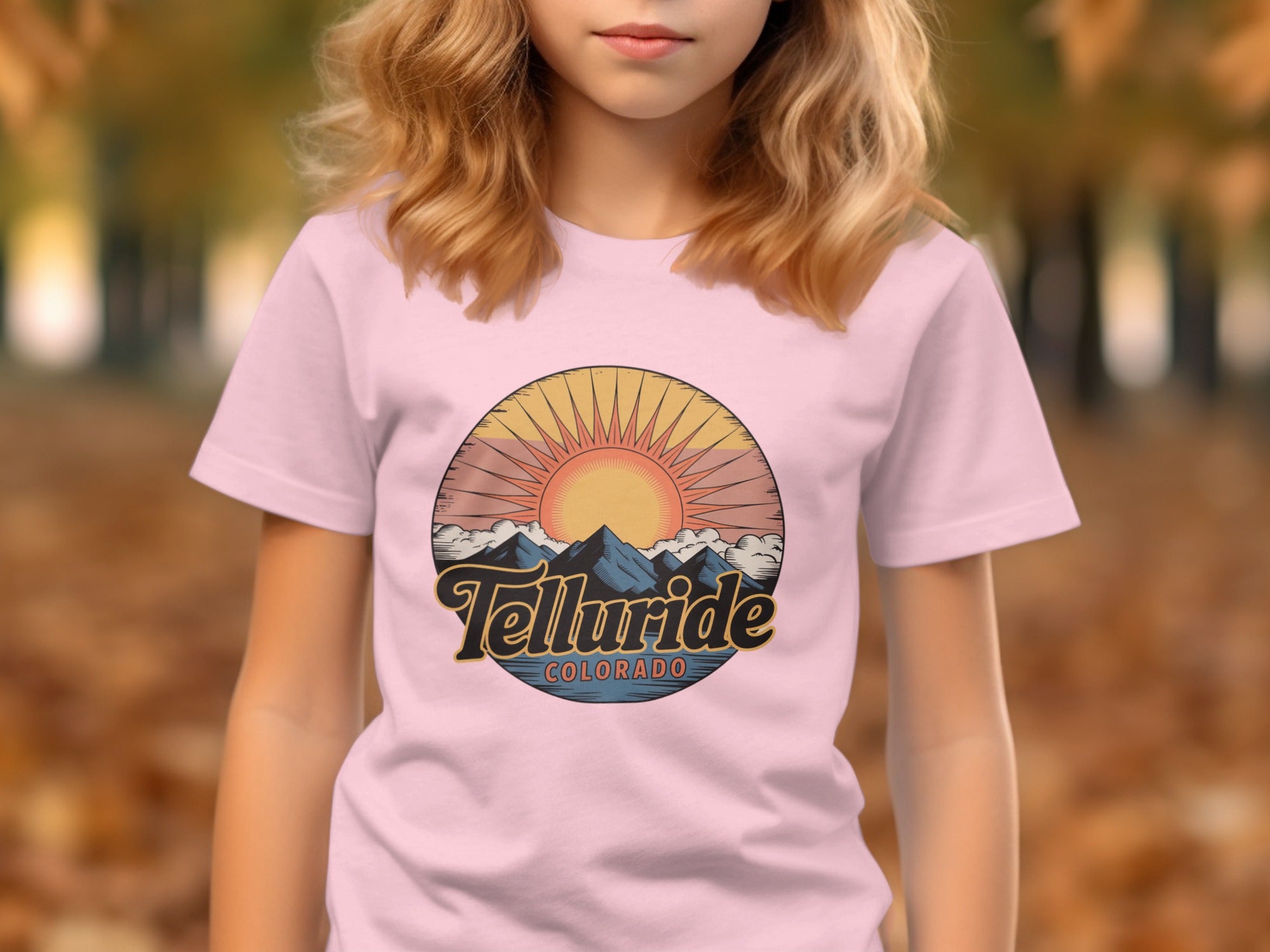 Telluride Colorado Scenic Sunrise Graphic Tee