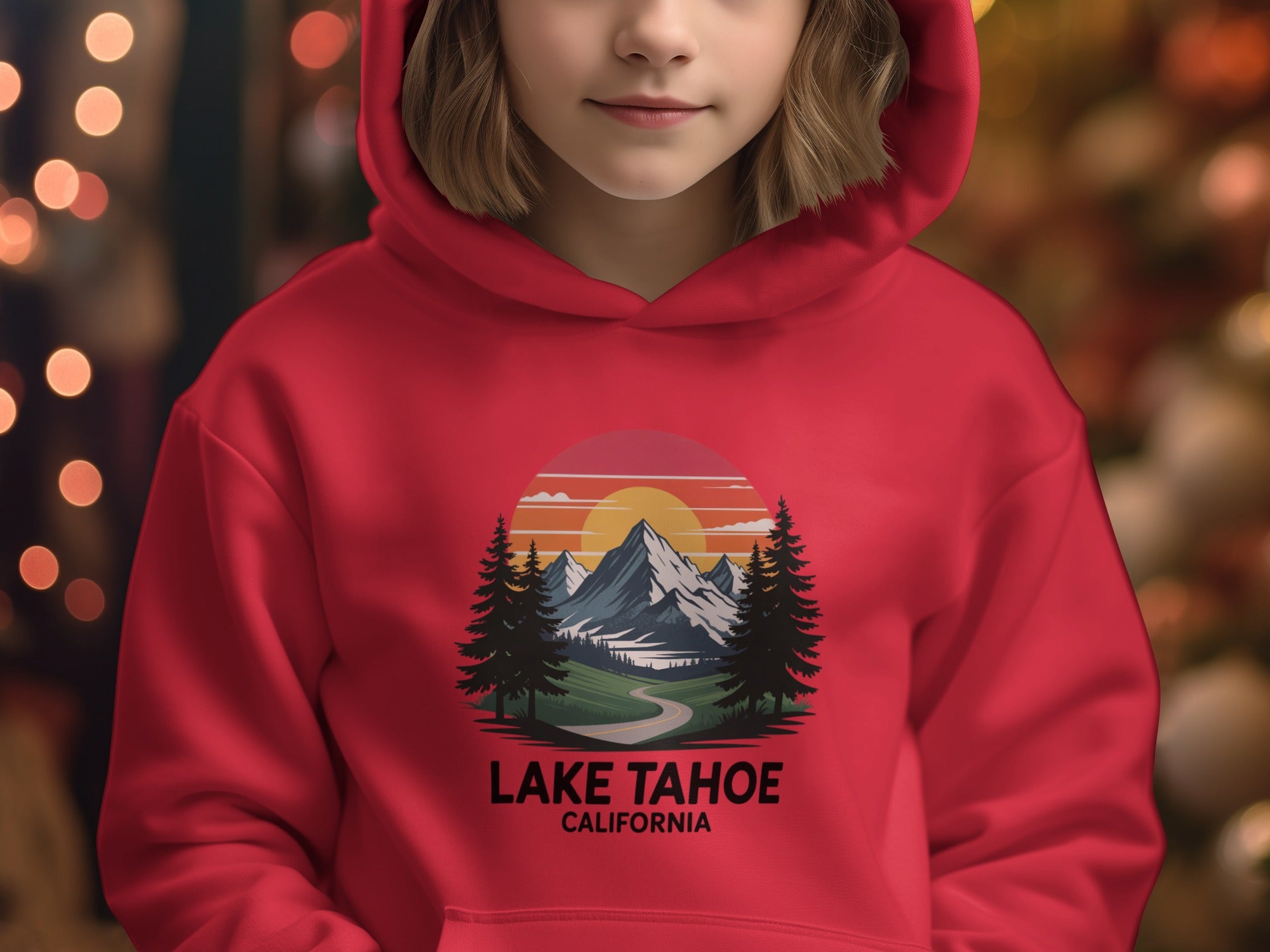 Lake Tahoe California Graphic Hoodie Product