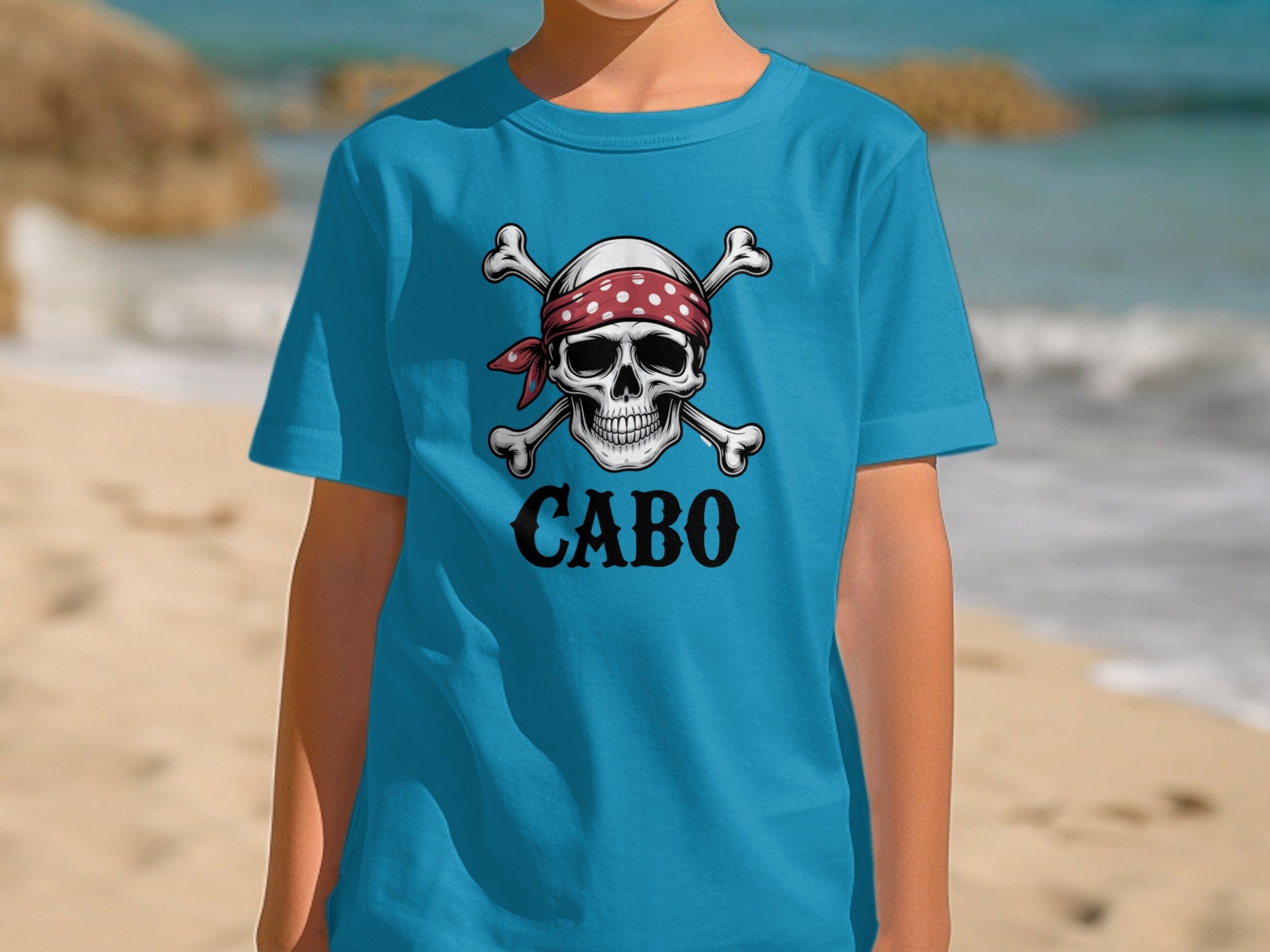 Skull and Crossbones CABO Graphic T-Shirt product type