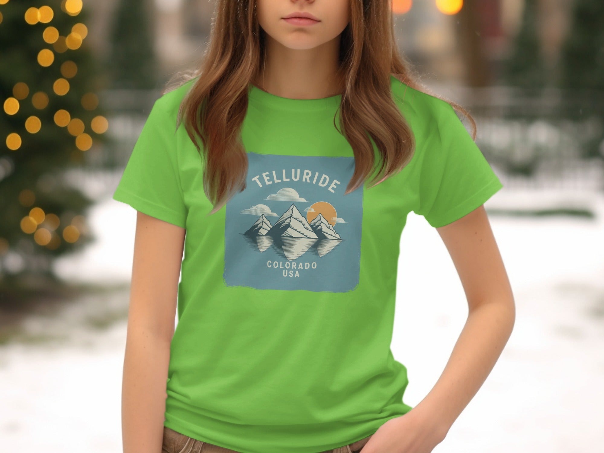 Telluride Colorado USA Scenic Mountains T-shirt