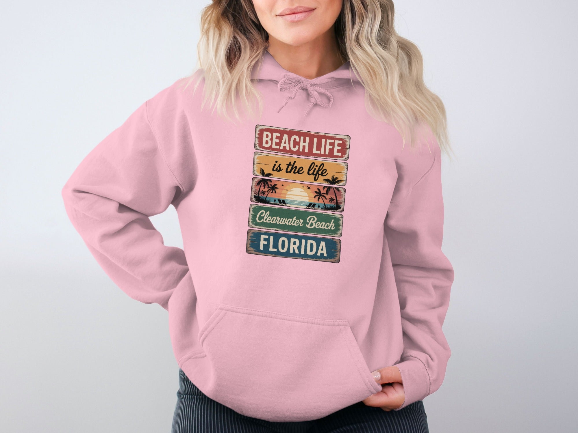 Beach Life Clearwater Beach Florida Hoodie product