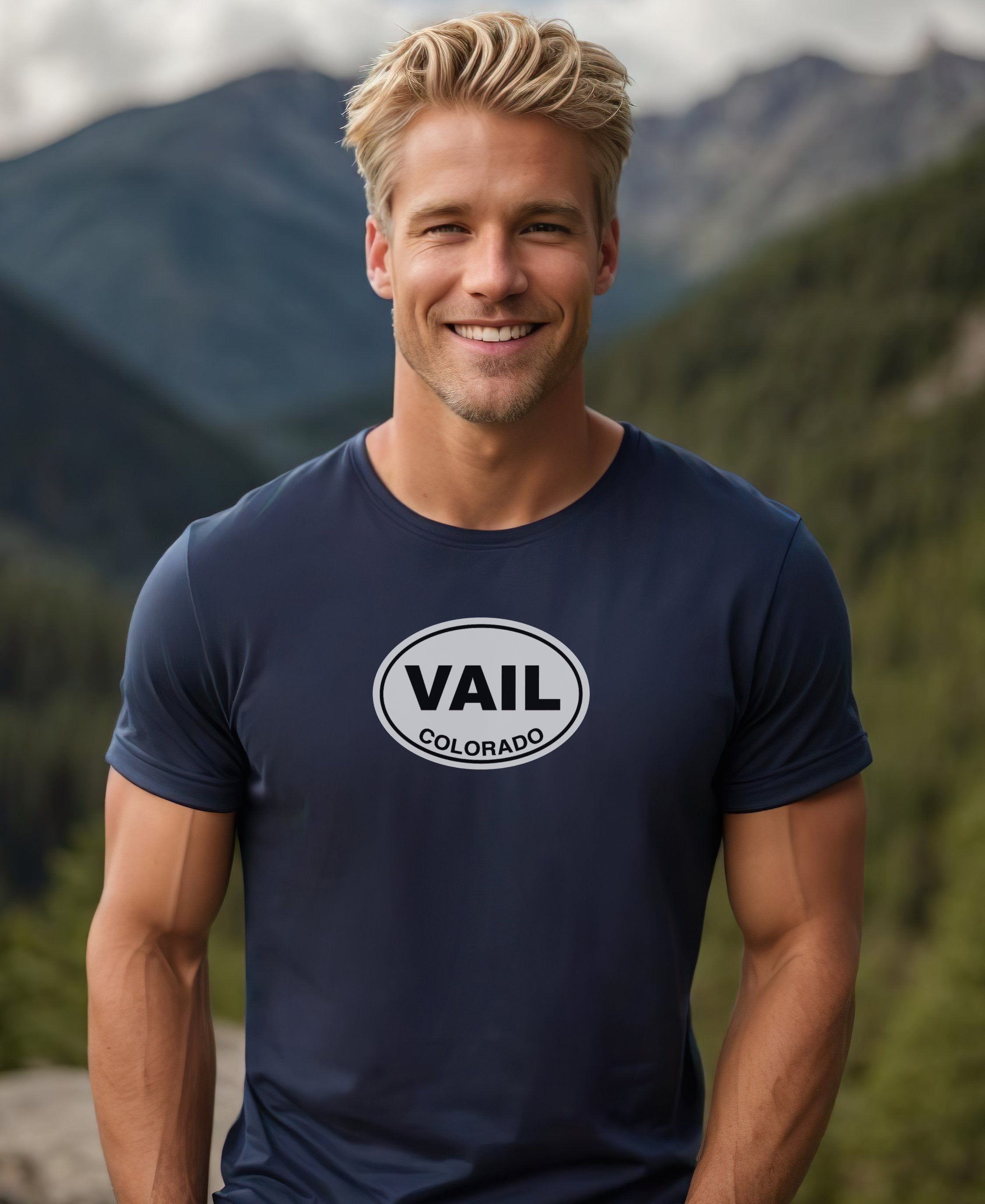 Vail Mens T-Shirt – Ready for Vail Snow Days and Mountain Concerts
