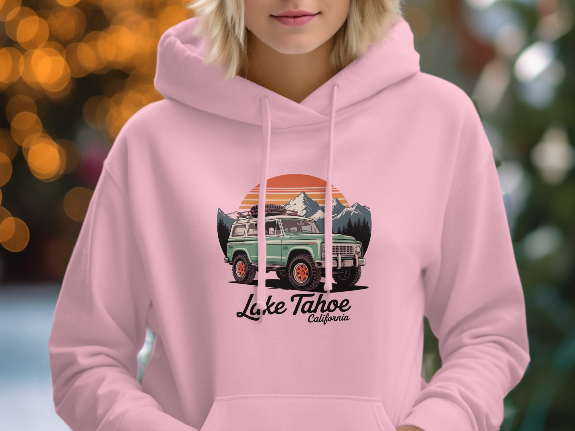 Lake Tahoe California Mountain SUV Hoodie