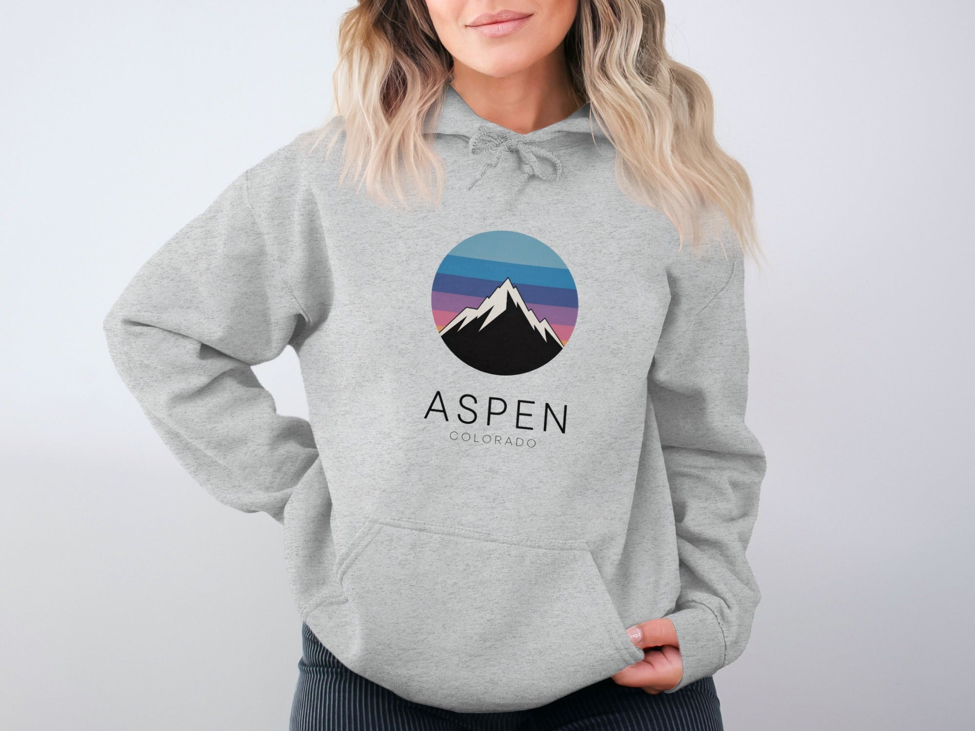 Aspen Colorado Mountain Graphic Hoodies product