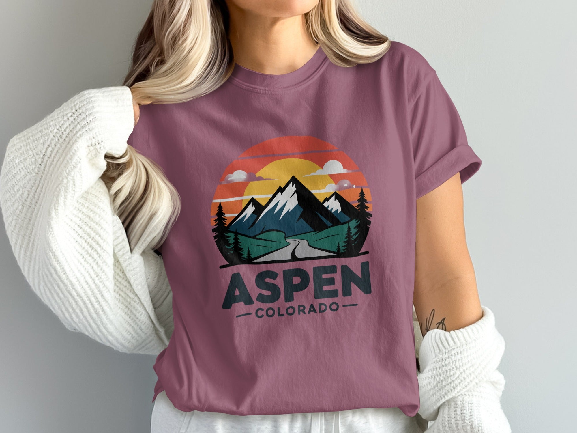 Aspen Colorado Scenic Graphic Tee product type