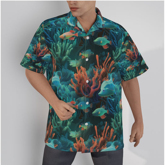 Aqua Sea Men's Hawaiian Shirt