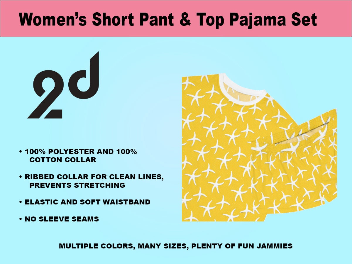 Yellow Summer Pajamas, Comfy Chic PJs, Cozy Sleep Jammies, Cool PJs, Cute Jammies, Sleep in Comfort, Soft Loungewear, Summertime Slumber